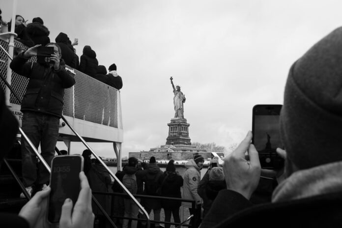 Todos desean tener la mejor fotografía de la estatua de la Libertad