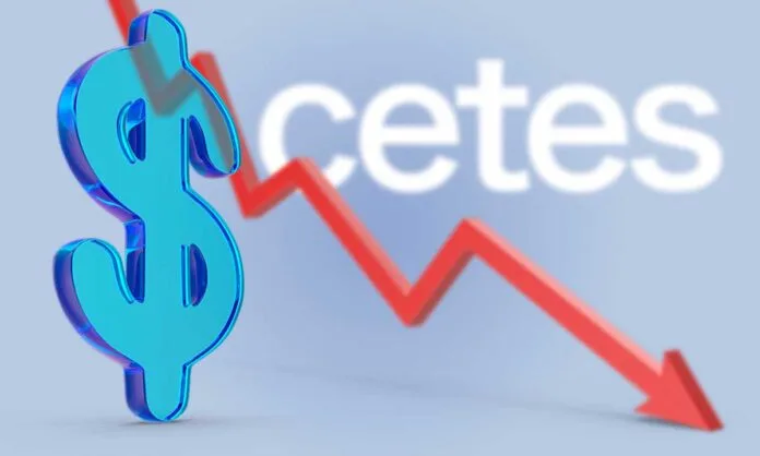 El Cete a 28 días registró baja