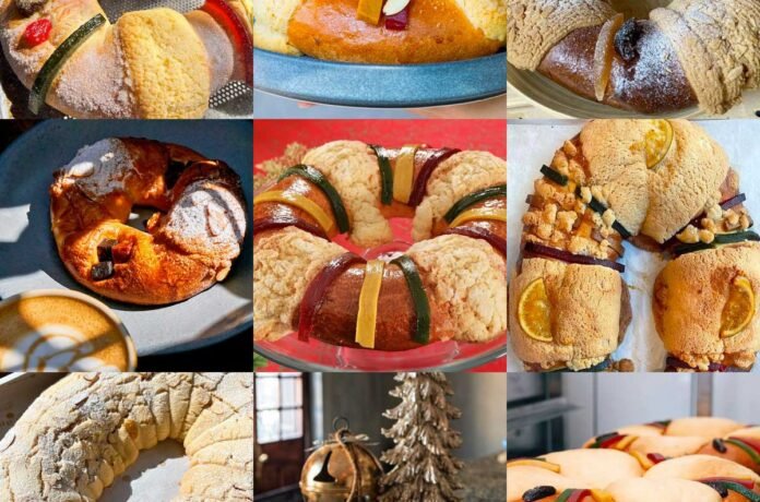 Algunas roscs de Reyes en Ciudad de México