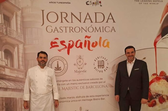 El chef David Romero y Santiago Martín