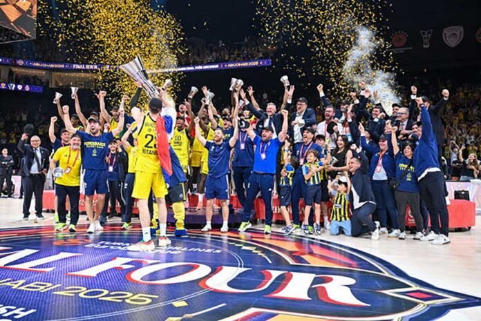 En la coronación del Fenerbahçe Beko como campeón