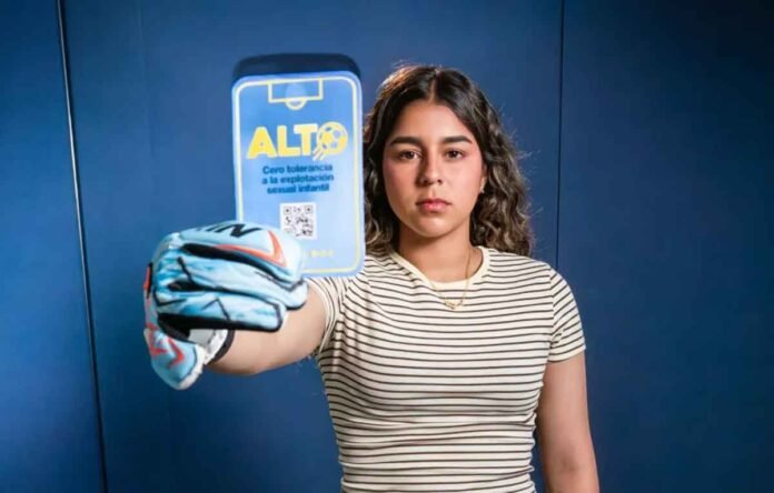 Tarjeta azul contra la explotación infantil