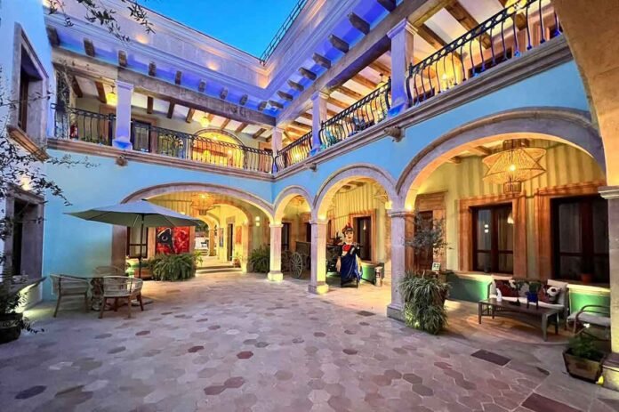 Patio principal del Concepción Hotel Boutique