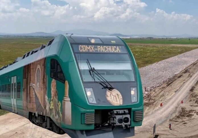 El Tren México-Pachuca será de vía doble electrificada y protegida, con 121 kilómetros de vía nueva.
